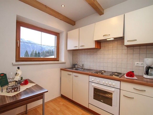Küche Ferienwohnung Alpengasthof Oberweissbach